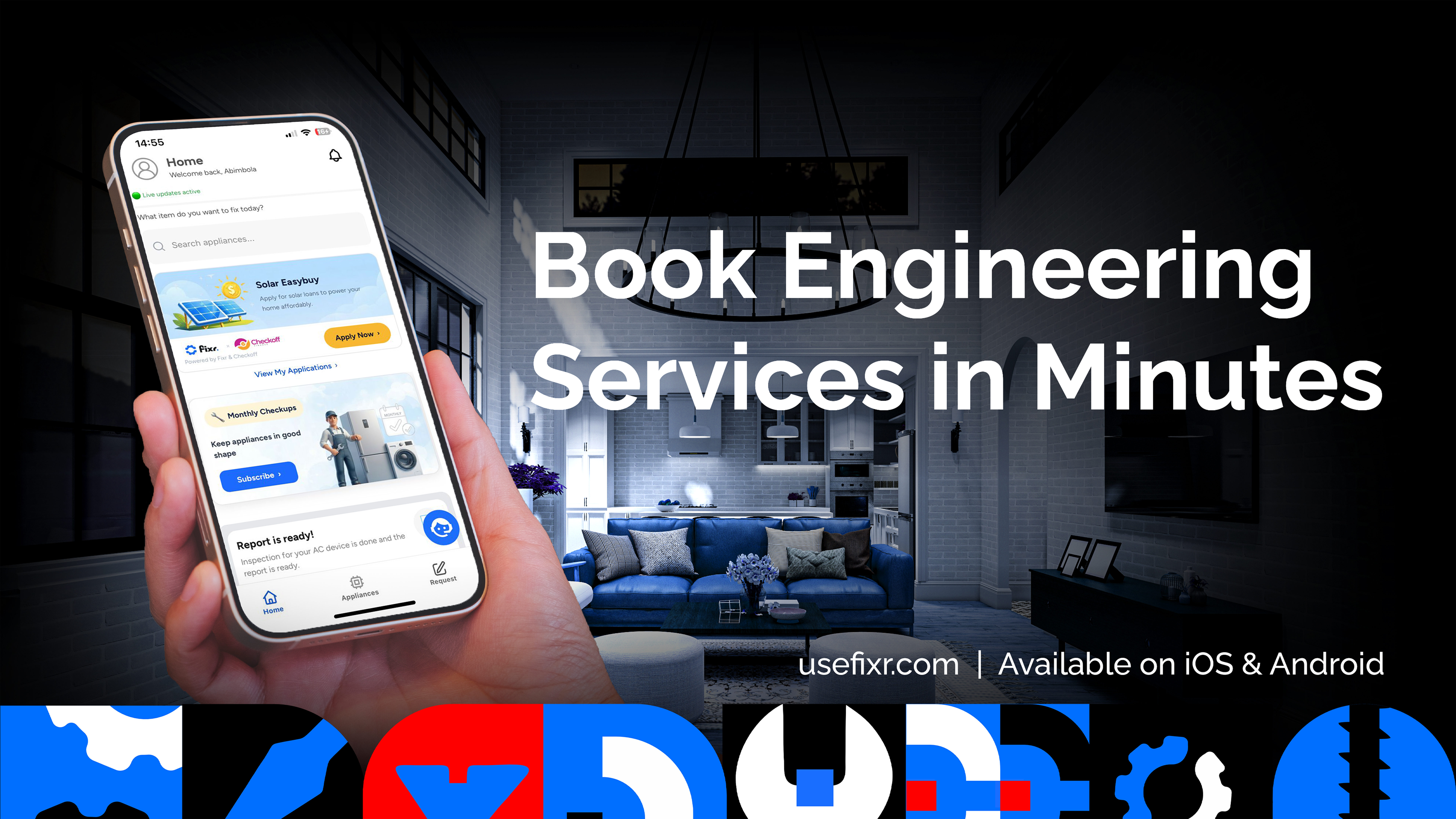 FIXR Mobile App Nigeria: The Smart Way to Book Engineering & Home Services